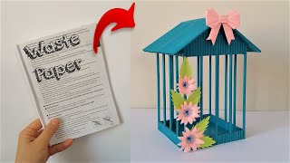 Paper Cage Lamp - Home Decoration Ideas - Paper Crafts