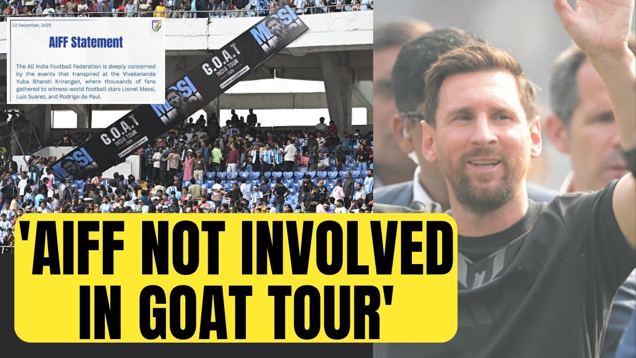 AIFF distances itself from Lionel Messi GOAT Tour fiasco in Kolkata |Sports Today