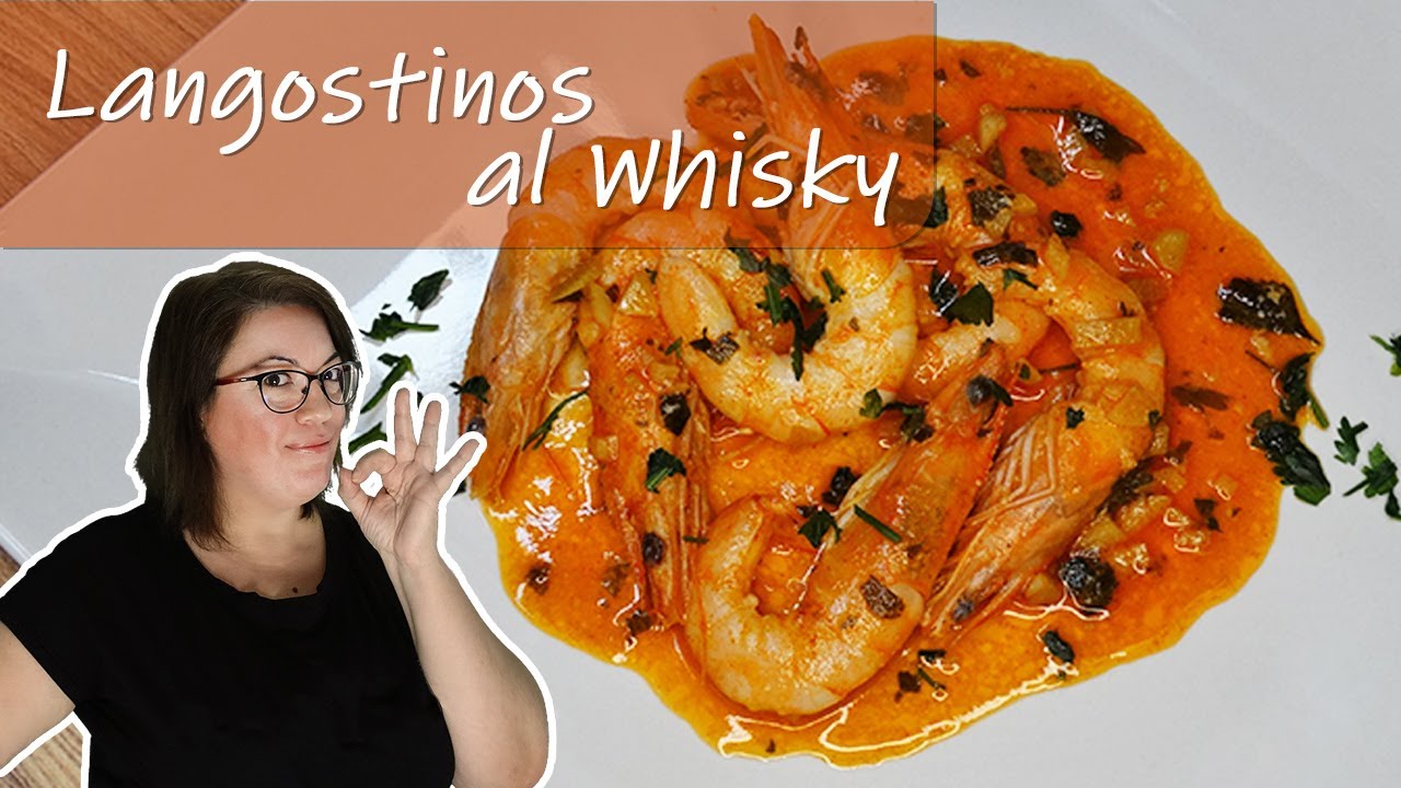 Langostinos al Whisky 🍤🍤🍷 Salsa súper cremosa! 😋