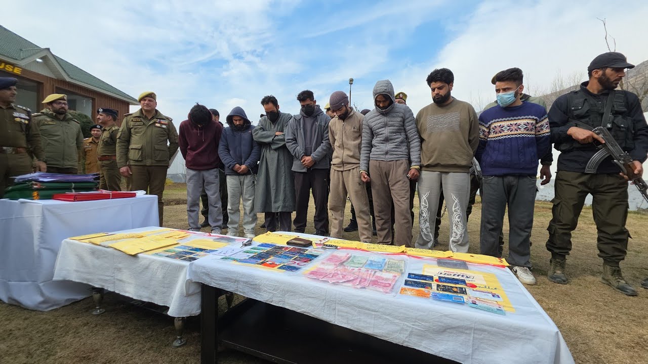 ₹209 Crore Transnational Online Investment Scam busted in Ganderbal by Jammu and Kashmir Police.