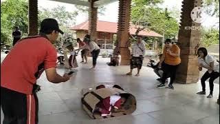 Lomba Balap Tank kardus bekas anak TK