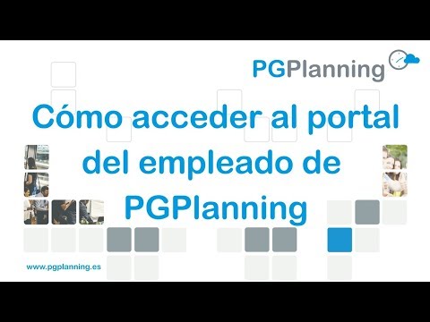 Cómo acceder al portal del empleado de PGPlanning