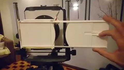 Guillotine shutter v.1 (prototype)