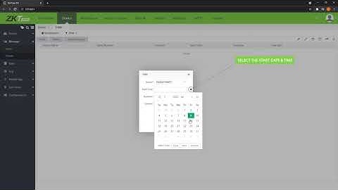 How to Send Public Message on BioTime 8