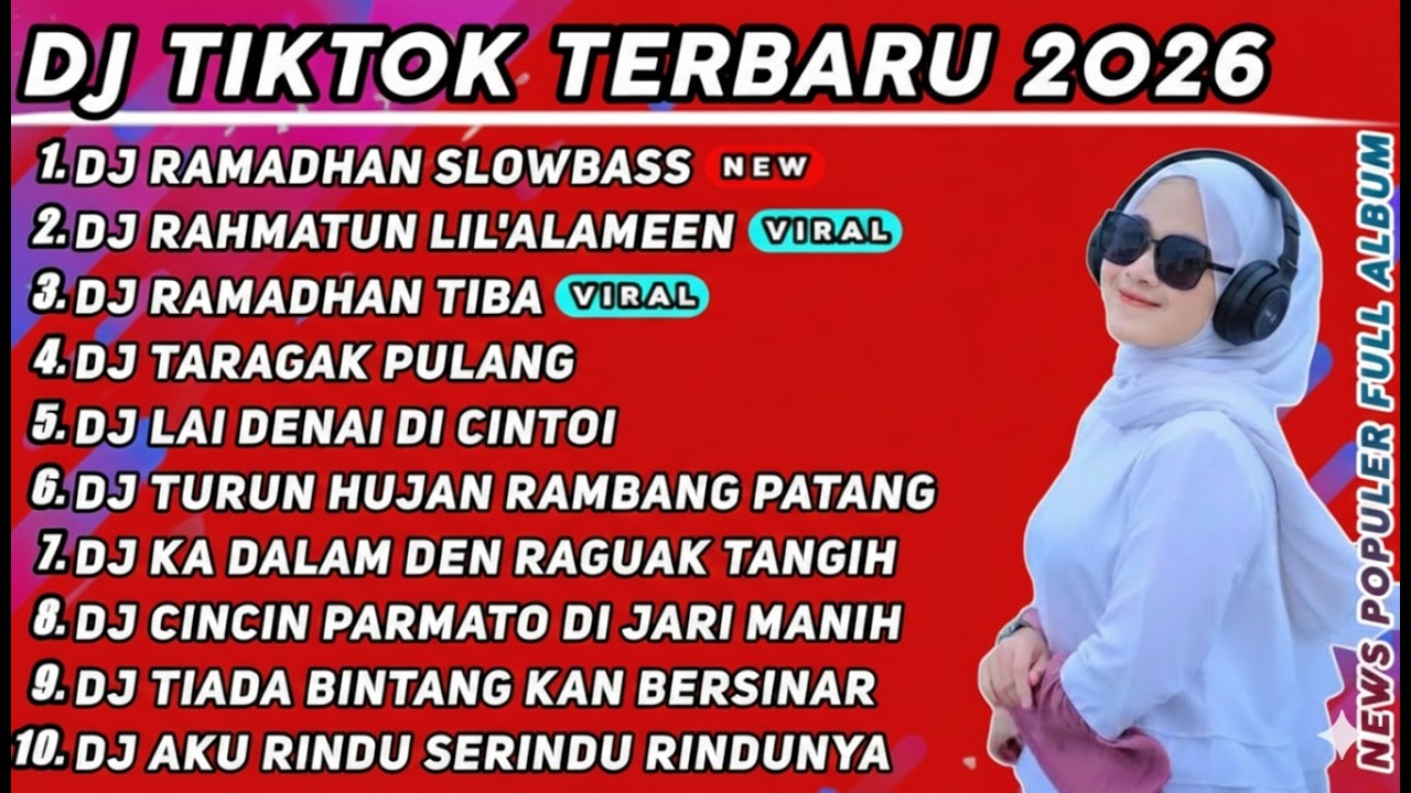 VIRAL!!!💥 DJ RAMADHAN 2026 SLOW BASS 🔥 RAHMATUN LIL'ALAMEEN 🌙✨ PLAYLIST TIKTOK