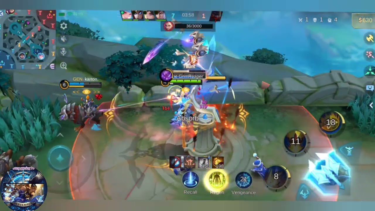 Grabing kakampi tinambakan Ng gusto ang kalaban