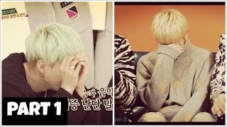 Video thumbnail of "❣Seventeen Woozi and BTS Suga second-hand embarrassment moments Part 1❣"