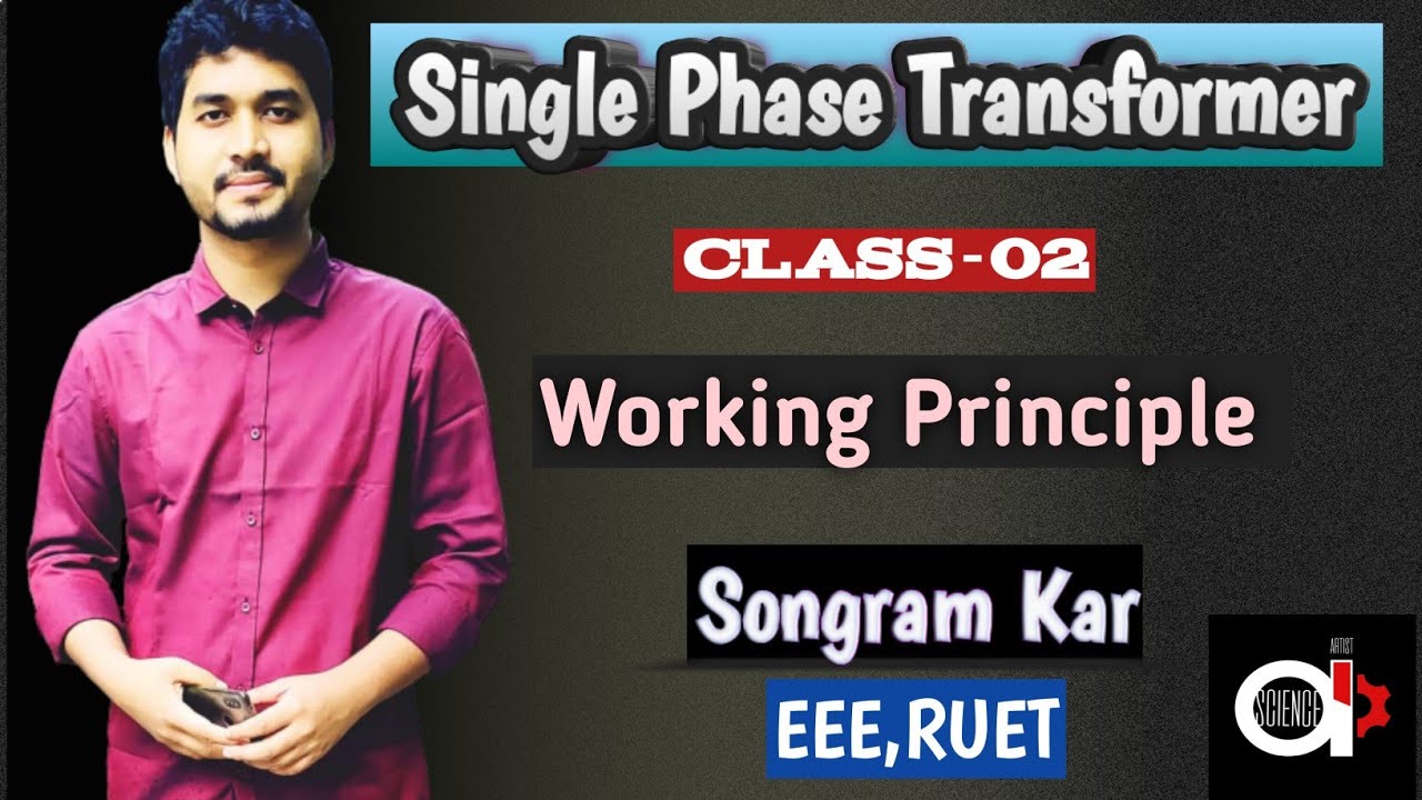 Working Principle of Transformer - Single Phase Transformer - Basic ...