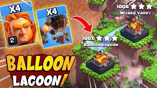 Best Clan Capital Attack Strategy | Balloon lagoon Attack | Clash of Clans