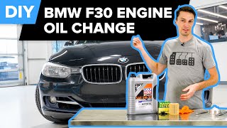 BMW F30 Oil Change DIY  (BMW 320i, 328i, 335i, & More)