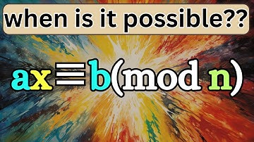 Solving linear congruences