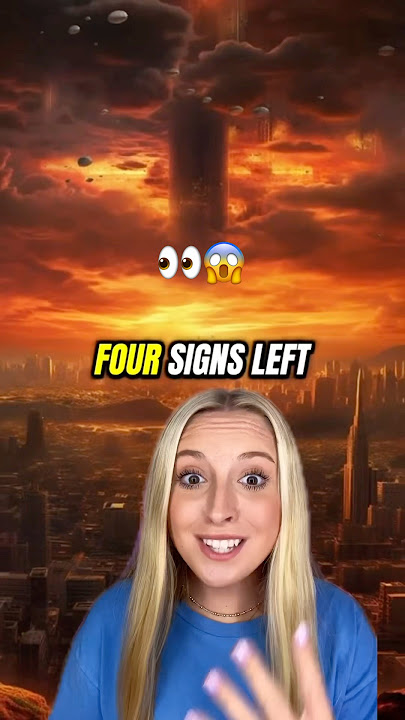 ONLY 4 Signs Left For Jesus’ Return👀🤯 #rapture #Jesus #endtimes #prophecy #heaven #shorts