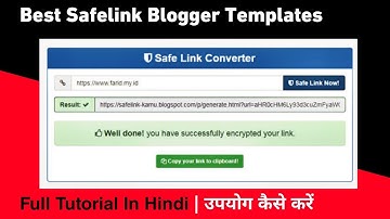 How To Use Auto SafeLink | Increase Adsense Earnings From Safelink Blogger (2023) Hindi | Ravitech