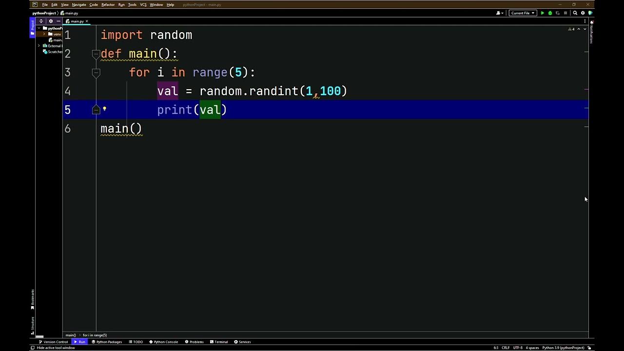Python - import - modules - dot operator - random - YouTube