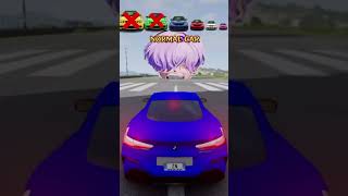 BeamNG Drive, big small crash test, deformation comparison, car physics #beamngexperiments