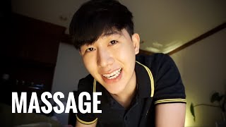 ASMR Thai 🇹🇭  นวดให้นะ | ASMR Giving you a deep tissue massage ASMR