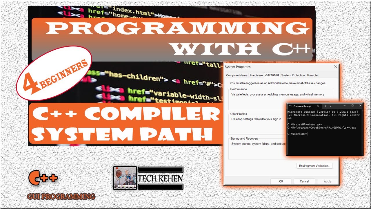 Add g++ Compiler to System PATH on Windows | With & Without Code ...