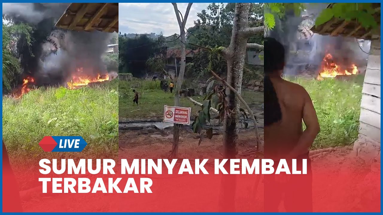 🔵 Penampungan Minyak di Gandu Blora Terbakar, Lokasi Hanya Berjarak Meteran dari Permukiman