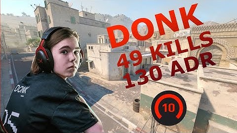donk DESTROYS FACEIT 10 LOBBY – 49 KILLS on Dust 2 (CS2 POV)