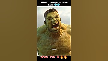 Coldest Marvel Moment Ever 🥶 || (Part-3) || Hulk Edit || #shorts #hulk #thor #avengers #marvel