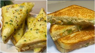 2 Best Chicken Cheese Sandwiches | How To Make Bread Sandwich At Home | Easy Sandwich Recipes