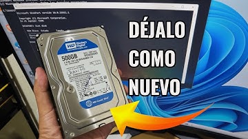 FORMATEAR, LIMPIAR DISCO DURO Y DEJARLO COMO NUEVO EN UN INSTANTE FÁCIL Y RÁPIDO HDD/PENDRIVE/SSD
