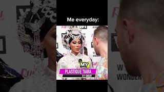 Plastique Tiara being hungry tired in Finale Look
