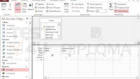 Create a new query in design view based on the Orders table that will display all fields and...