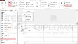 Create a new query in design view based on the Orders table that will display all fields and...