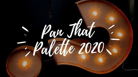 #panthatpalette 2020