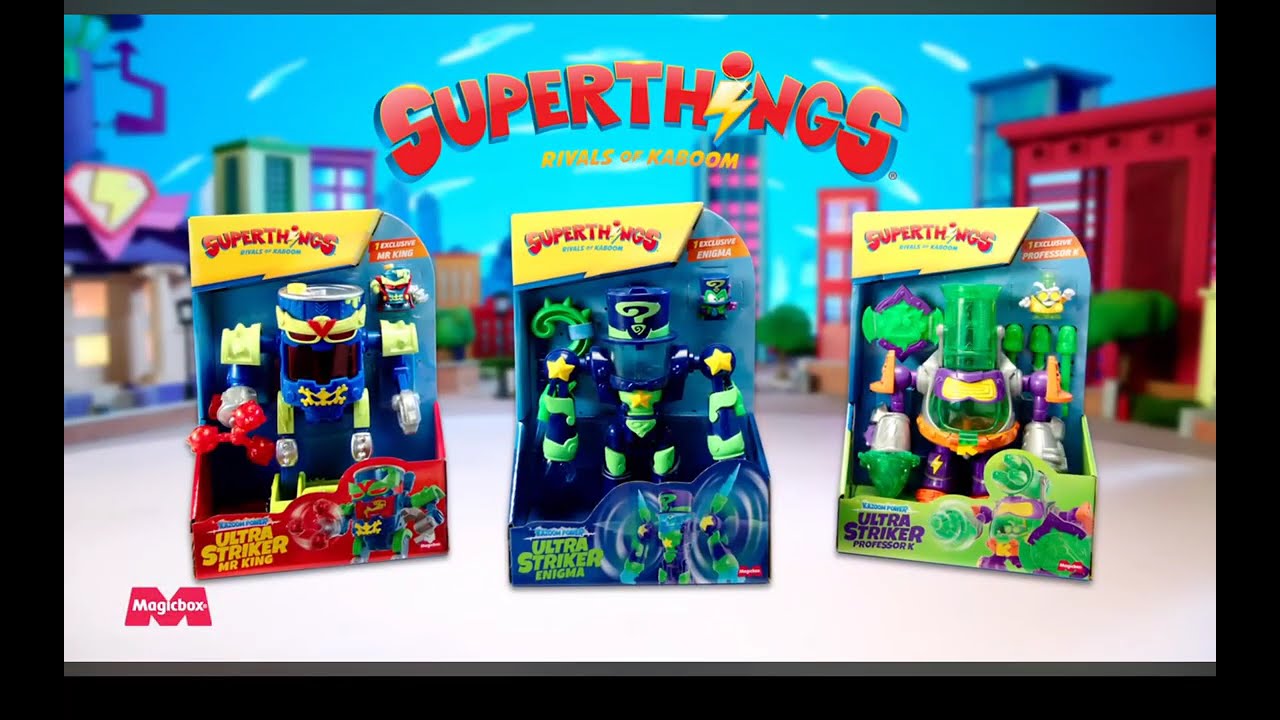 New English SuperThings Kazoom Power Battle Ultra Strikers Advert!