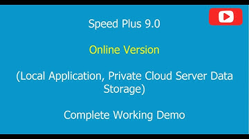 Speed Plus 9.0 for Cloud  solution