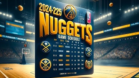 How I am setting up the NBA Nuggets 24 25 Schedule on AWS