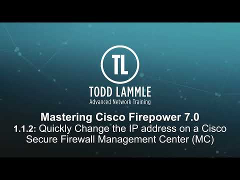 Quickly Change the IP address on a Cisco Secure Firewall Management Center (MC) From The CLI