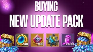 BUYING NEW UPDATE PACK🤩AMAZING PACK UNDER 30$🤩CASTLE CLASH