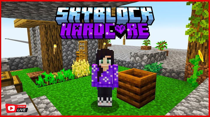 Minecraft Hardcore Skyblock 100 Days Series - Live Stream Series Ep 3