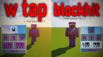 w-tap or block hit?