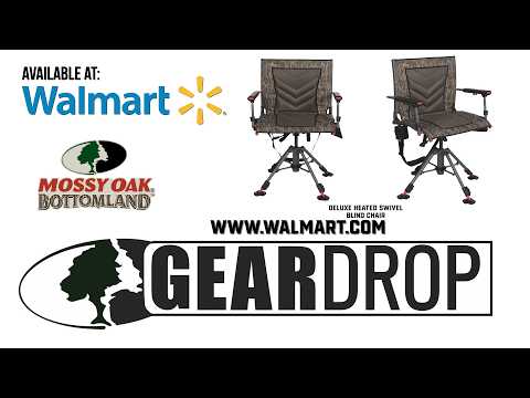 Mossy Oak Elements Deluxe Heated Swivel Hunting Chair at Walmart
