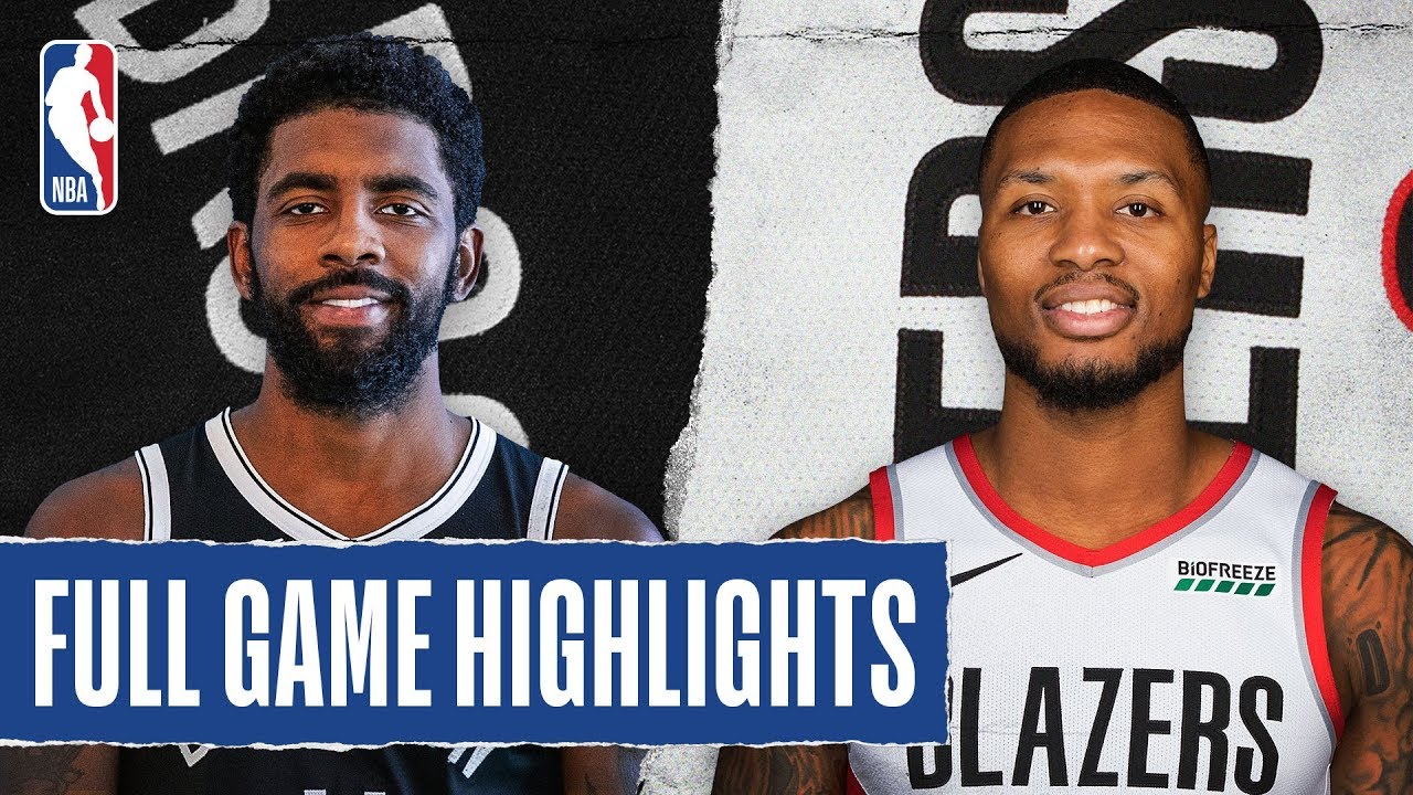 NETS at TRAIL BLAZERS FULL GAME HIGHLIGHTS November 8, 2019 YouTube