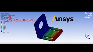 Base Stepper 3D modelling and Analysis (Static Structural) #ansys #solidworks