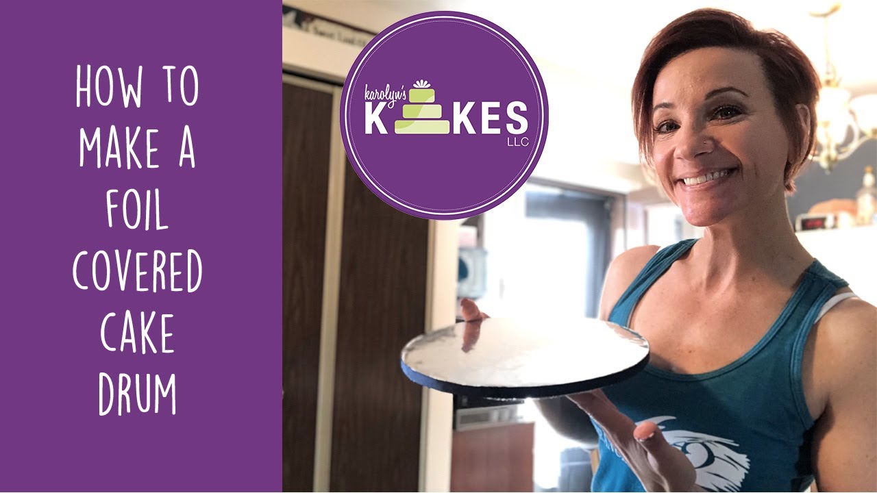 Как сделать форму для торта, покрытую фольгой