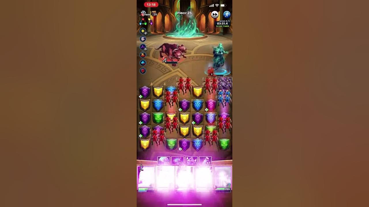 Empire Puzzle Tower of STYX Final Map 25 Full Hp Hero ( End of Event