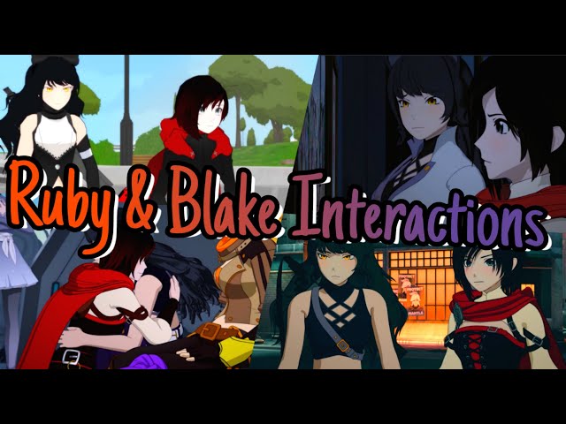 Rwby Ruby X Blake Ruby And Blake Casual Clothes RWBY V7 By Seshirukun