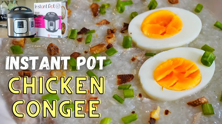 INSTANT POT CHICKEN CONGEE RECIPE | How to Cook Congee in Instant Pot | Chicken Congee Easy Recipe