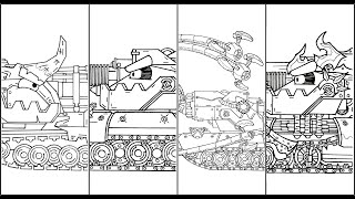 Drawing Evolution Of Waffentrager | HomeAnimations - Cartoons About Tanks