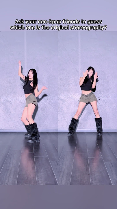 Which one is the original choreography? #aespa #armageddon