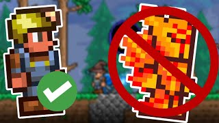 Why The Mining Armor Is Actually GOOD In Terraria 1.4 #Shorts