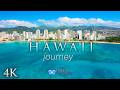 Hawaii Journey [4K] Oahu, Maui, Kauai Drone + Trail + Beach Scenes w/ Calming Music &amp; Ocean Sounds