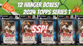 12 Hanger Boxes ⚾ 2024 Topps Series 1 Baseball ** SSP Pull  Yellow Parallels & Much More! **