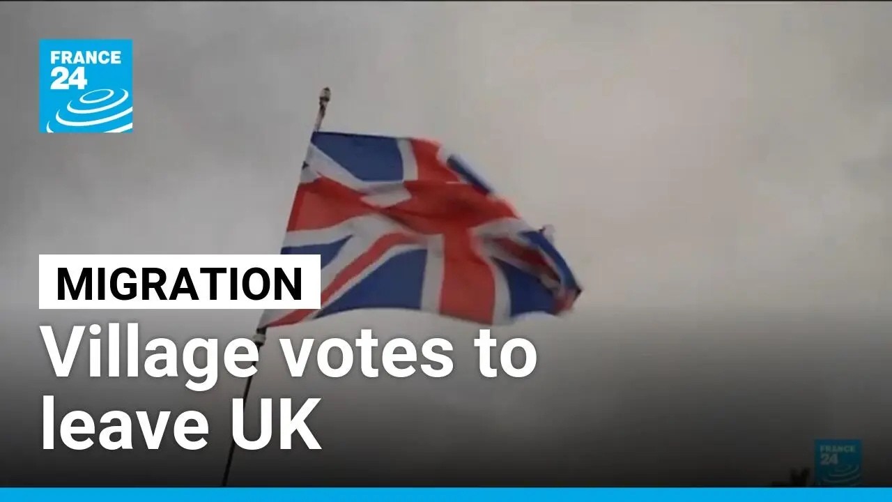 English village holds symbolic vote to leave UK • FRANCE 24 English